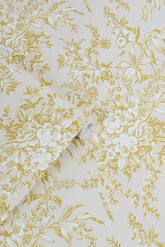 Laura Ashley Picardie Wallpaper Pale Gold